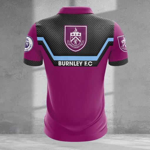 Burnley FC Custom Name New Design Zipper Polo Shirt Burnley FC Custom Name New Design Zipper Polo Shirt