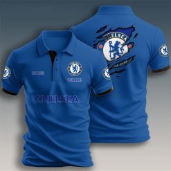 Chelsea FC Custom Name New Design Polo Shirt