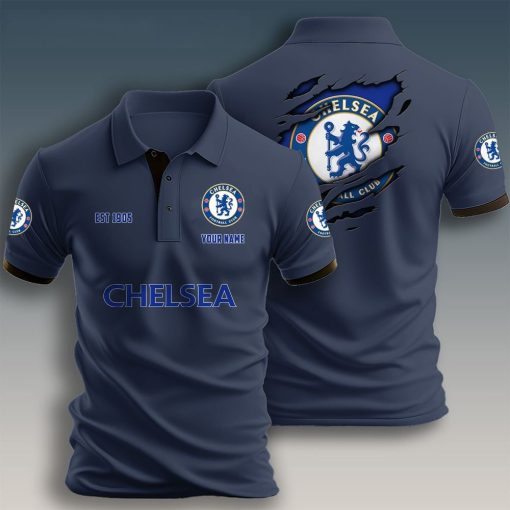 Chelsea FC Custom Name New Design Polo Shirt Chelsea FC Custom Name New Design Polo Shirt