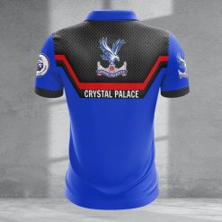Crystal Palace FC Custom Name New Design Zipper Polo Shirt