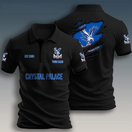 Crystal Palace FC Custom Name New Design Polo Shirt Crystal Palace FC Custom Name New Design Polo Shirt