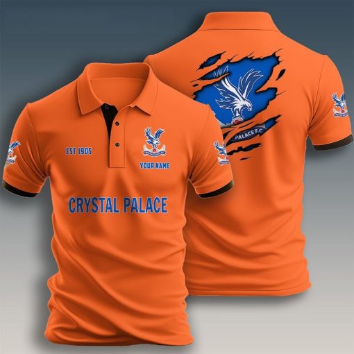 Crystal Palace FC Custom Name New Design Polo Shirt Crystal Palace FC Custom Name New Design Polo Shirt