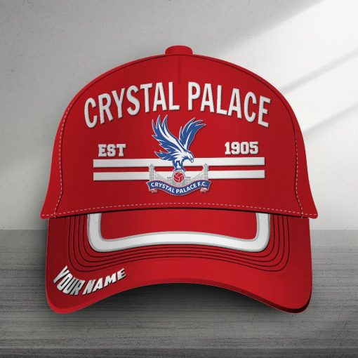 Crystal Palace FC Custom Name New Version Classic Cap Crystal Palace FC Custom Name New Version Classic Cap