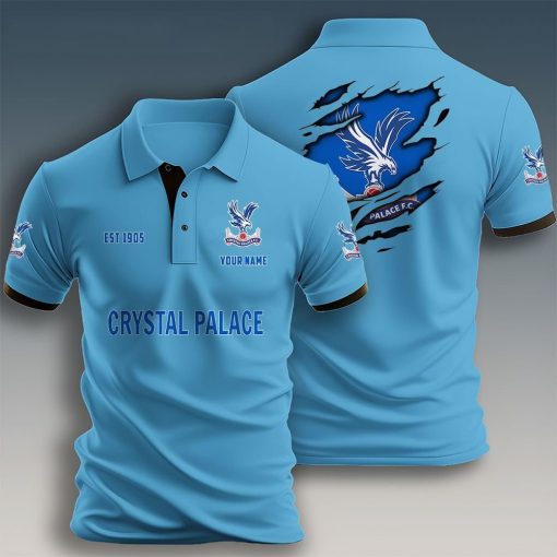 Crystal Palace FC Custom Name New Design Polo Shirt Crystal Palace FC Custom Name New Design Polo Shirt