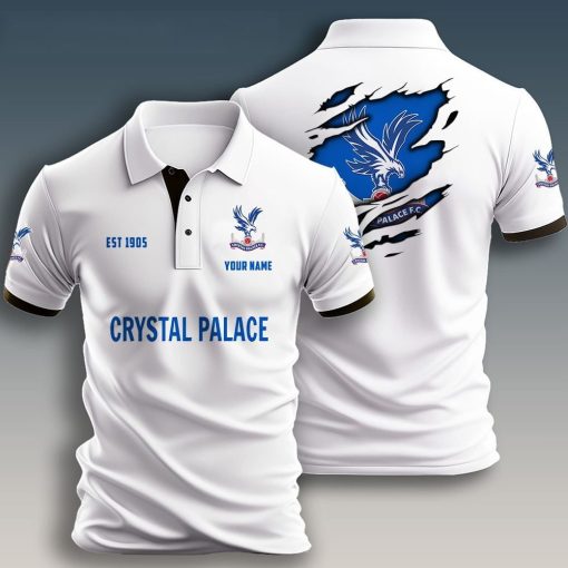 Crystal Palace FC Custom Name New Design Polo Shirt Crystal Palace FC Custom Name New Design Polo Shirt