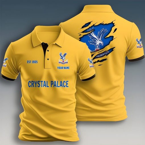 Crystal Palace FC Custom Name New Design Polo Shirt Crystal Palace FC Custom Name New Design Polo Shirt
