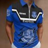 Everton FC Custom Name New Design Zipper Polo Shirt