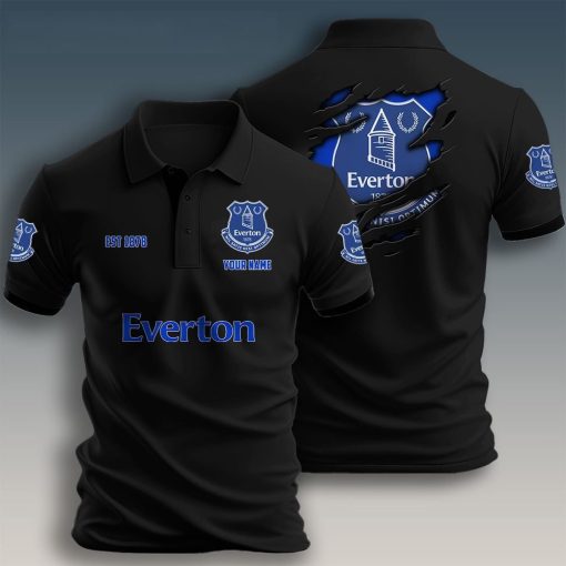 Everton FC Custom Name New Design Polo Shirt Everton FC Custom Name New Design Polo Shirt