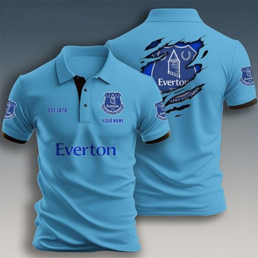 Everton FC Custom Name New Design Polo Shirt Everton FC Custom Name New Design Polo Shirt