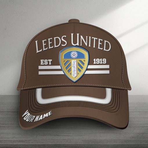 Leeds United Custom Name New Version Classic Cap Leeds United Custom Name New Version Classic Cap
