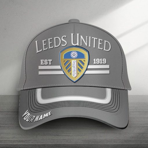 Leeds United Custom Name New Version Classic Cap Leeds United Custom Name New Version Classic Cap
