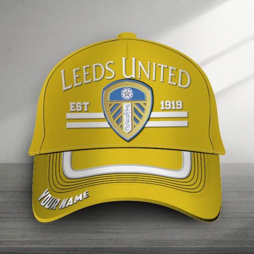 Leeds United Custom Name New Version Classic Cap Leeds United Custom Name New Version Classic Cap