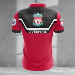 Liverpool FC Custom Name New Design Zipper Polo Shirt