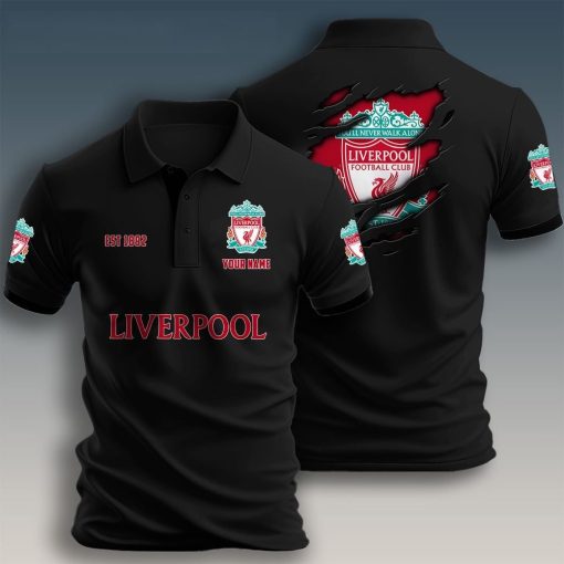 Liverpool FC Custom Name New Design Polo Shirt Liverpool FC Custom Name New Design Polo Shirt