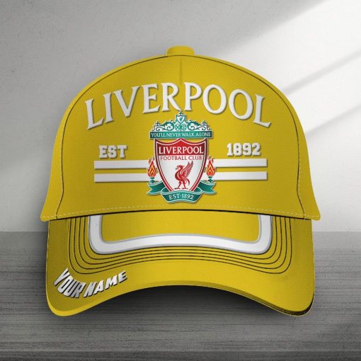 Liverpool FC Custom Name New Version Classic Cap Liverpool FC Custom Name New Version Classic Cap