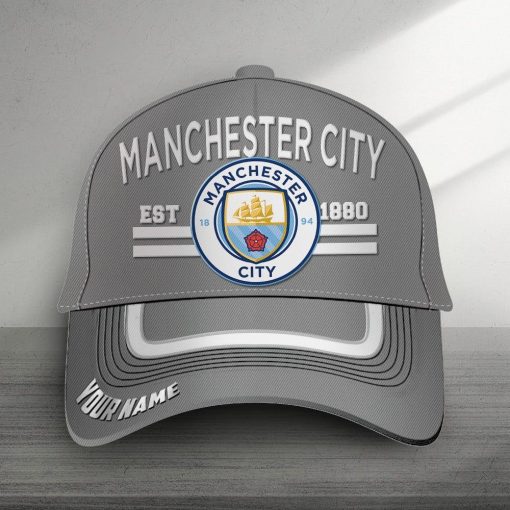 Manchester City Custom Name New Version Classic Cap Manchester City Custom Name New Version Classic Cap