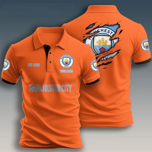 Manchester City Custom Name New Design Polo Shirt Manchester City Custom Name New Design Polo Shirt