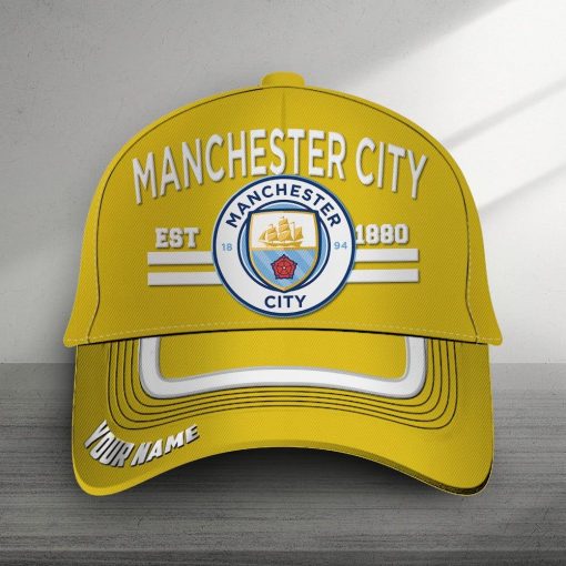 Manchester City Custom Name New Version Classic Cap Manchester City Custom Name New Version Classic Cap