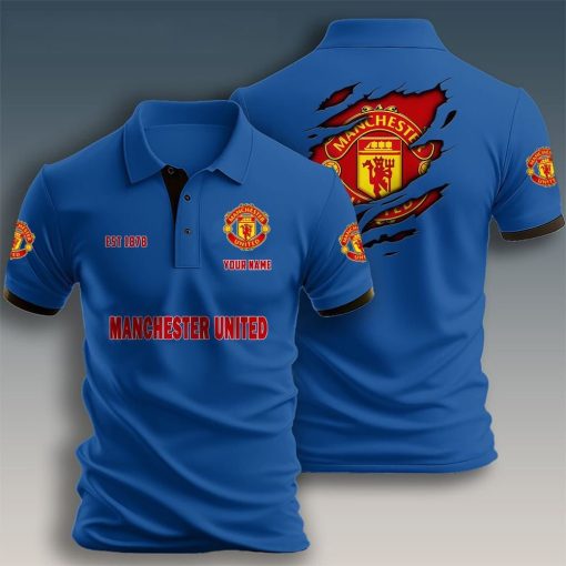 Manchester United Custom Name New Design Polo Shirt Manchester United Custom Name New Design Polo Shirt