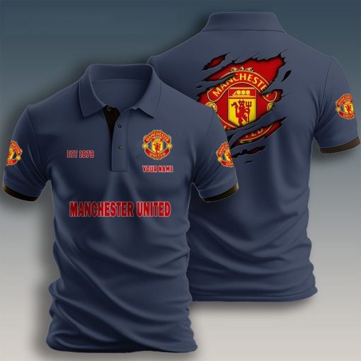 Manchester United Custom Name New Design Polo Shirt Manchester United Custom Name New Design Polo Shirt