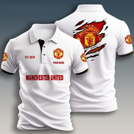 Manchester United Custom Name New Design Polo Shirt Manchester United Custom Name New Design Polo Shirt