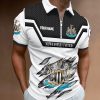 Newcastle United FC Custom Name New Design Zipper Polo Shirt