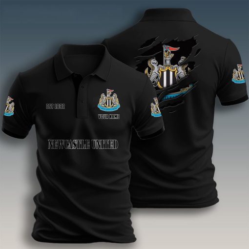 Newcastle United FC Custom Name New Design Polo Shirt Newcastle United FC Custom Name New Design Polo Shirt