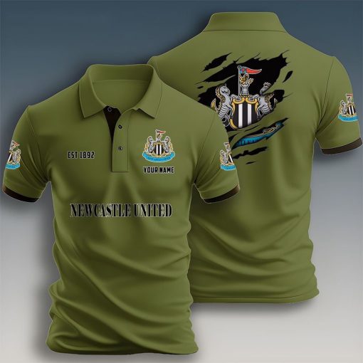 Newcastle United FC Custom Name New Design Polo Shirt Newcastle United FC Custom Name New Design Polo Shirt