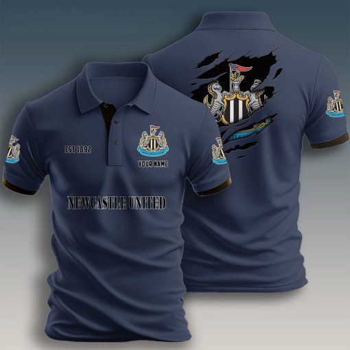 Newcastle United FC Custom Name New Design Polo Shirt Newcastle United FC Custom Name New Design Polo Shirt