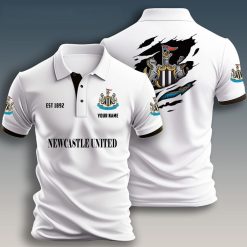 Newcastle United FC Custom Name New Design Polo Shirt