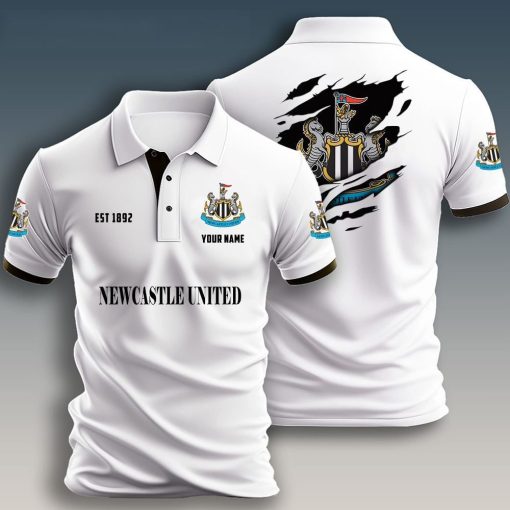 Newcastle United FC Custom Name New Design Polo Shirt