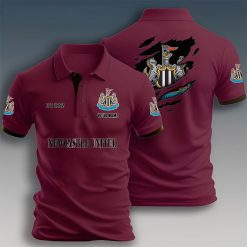 Newcastle United FC Custom Name New Design Polo Shirt