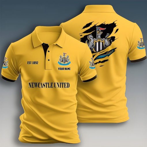 Newcastle United FC Custom Name New Design Polo Shirt Newcastle United FC Custom Name New Design Polo Shirt