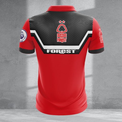 Nottingham Forest FC Custom Name New Design Zipper Polo Shirt Nottingham Forest FC Custom Name New Design Zipper Polo Shirt