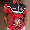 Sunderland AFC Custom Name New Design Zipper Polo Shirt