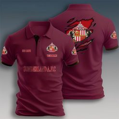 Sunderland AFC Custom Name New Design Polo Shirt