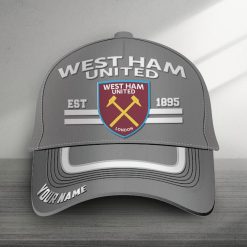 West Ham United FC Custom Name New Version Classic Cap