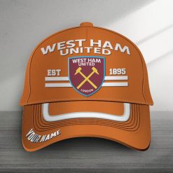 West Ham United FC Custom Name New Version Classic Cap