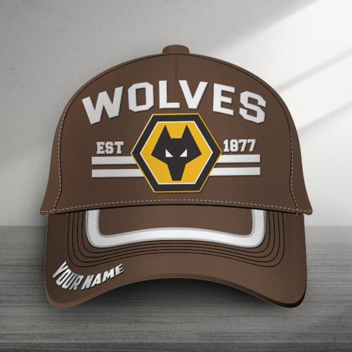 Wolverhampton Wanderers FC Custom Name New Version Classic Cap Wolverhampton Wanderers FC Custom Name New Version Classic Cap