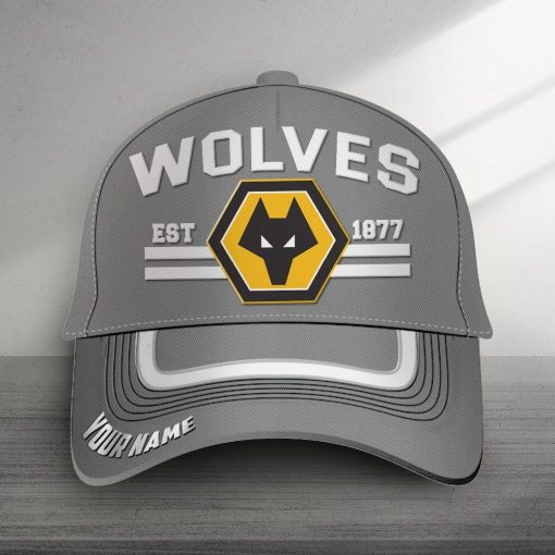 Wolverhampton Wanderers FC Custom Name New Version Classic Cap Wolverhampton Wanderers FC Custom Name New Version Classic Cap