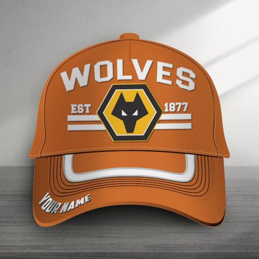 Wolverhampton Wanderers FC Custom Name New Version Classic Cap Wolverhampton Wanderers FC Custom Name New Version Classic Cap