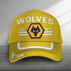 Wolverhampton Wanderers FC Custom Name New Version Classic Cap