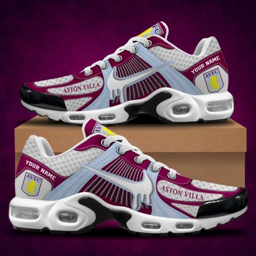 Aston Villa FC Custom Name Sporty Style Air Max Plus Shoes
