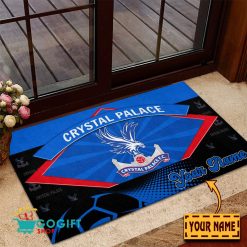 Crystal Palace FC Custom Name Rubber Doormat