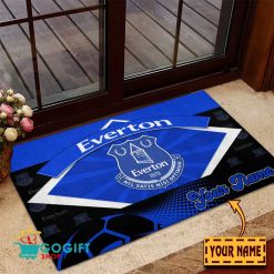 Everton FC Custom Name Rubber Doormat