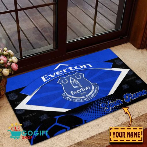 Everton FC Custom Name Rubber Doormat