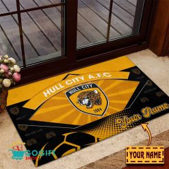 Hull City AFC Custom Name Rubber Doormat