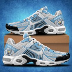 Manchester City Custom Name Sporty Style Air Max Plus Shoes