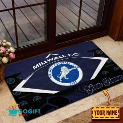 Millwall FC Custom Name Rubber Doormat