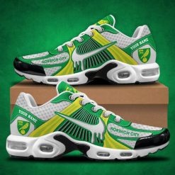 Norwich City FC Custom Name Sporty Style Air Max Plus Shoes